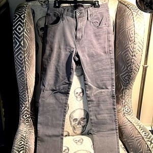 James Jeans Made in USA High Class Skinny Jeans cool vintage grey.